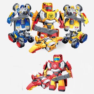 Hot Sale Boy Toys 2IN1 Deformation Robot Children Robot Toys Cartoon Figures Transform Robot