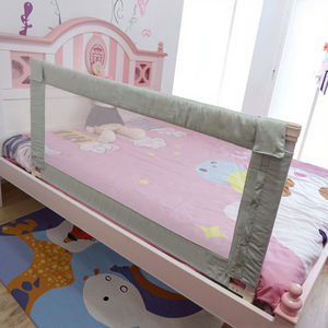 Vente en gros ODM de protège-lit pour bébé Barrière de sécurité de haute qualité pour lit de bébé Barrière de lit réglable et pliable pour bébé - Product Image 1