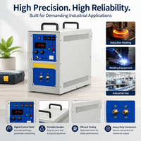 Machine de chauffage par induction haute performance et haute efficacité, four de fusion pour l'or, l'argent et le cuivre, précision de température numérique