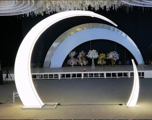 Nuovi oggetti di scena in ferro per matrimonio bagliore luna cielo stellato matrimonio fase T arco scena layout ornamenti decorativi - Product Image 3