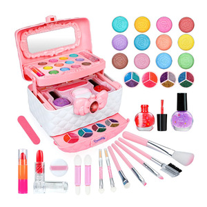 Kits de <span class=keywords><strong>maquillage</strong></span> pour filles - Trousse de <span class=keywords><strong>maquillage</strong></span> en plastique ABS avec cosmétiques et outils pour les ongles, boîte de jeu de rôle et de créativité pour les enfants de 3 <span class=keywords><strong>ans</strong></span> et plus - Product Image 1