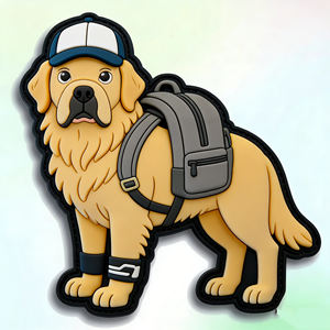 Direct Proven Maker Muestra Gratuita Parche de PVC Termoadhesivo de Cloruro de Polivinilo de Goma Blanda Lavable con Diseño 2D - Product Image 3