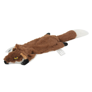 Juguete Interactivo para Perros con Sonido, sin Relleno, con Diseño de Zorro/Lobo/ Ardilla, Material Textil con Estampado Animal, para Uso en Interiores - Product Image 2