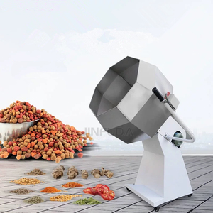 Mezcladora Eléctrica Comercial de Acero Inoxidable Octogonal para Sazonar y Mezclar Alimentos, Ideal para Nueces y Semillas Tostadas - Product Image 3
