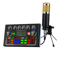 Table de mixage audio LR-F009, accessoires de streaming sonore, microphone BM800, écouteurs, jeu sur PC, suppression du bruit, sans fil
