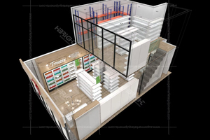 Estanterías de Supermercado Personalizadas, Estanterías de Exhibición de Una o Dos Caras, Estanterías de Tienda Minorista, Estanterías de Exhibición, Estanterías de Museo - Product Image 3