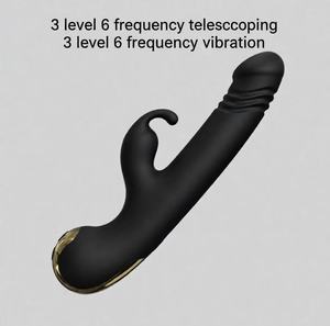 Vibrateur Lapin à Poussée Rapide pour Femmes, Stimulation du Point G, du Clitoris et du Vagin, Jouet Sexuel Féminin - Product Image 2