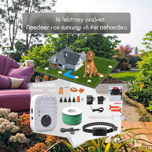 Nuevo Collar de Adiestramiento para Perros, Sistema de Cercado Eléctrico de Plástico, Ajustable, 5 Modos, Vibración, Choque, Ecológico, Moderno - Product Image 2