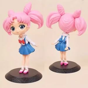 Statues de 15 cm Sailor Moon Tsukino Usagi Décoration de gâteau Figura PVC Figurine d'anime pour boîte à œufs Catcher Gashapon Machine de jeu Jouets de récompense - Product Image 4