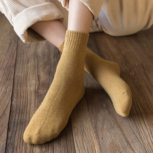 <strong>Custom</strong> Soft Comfortable <strong>Warm</strong> Terry <strong>Socks</strong> Adult Women Thick Winter Merino Wool <strong>Socks</strong> - Product Image 4