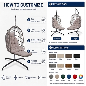 <span class=keywords><strong>Fauteuil</strong></span> <span class=keywords><strong>suspendu</strong></span> pliable personnalisé <span class=keywords><strong>avec</strong></span> <span class=keywords><strong>repose</strong></span>-<span class=keywords><strong>pieds</strong></span>, chaise suspendue réglable <span class=keywords><strong>avec</strong></span> support, résistant aux intempéries, mobilier de salon de jardin - Product Image 3