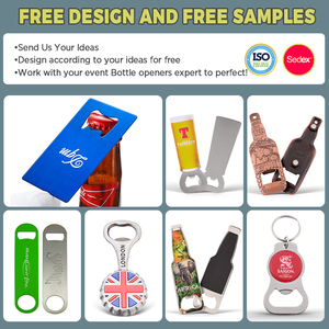 Sản xuất móc mở chai bia bằng thép không gỉ in logo tùy chỉnh, quà tặng khuyến mãi, móc mở chai bia tùy chỉnh - Product Image 2
