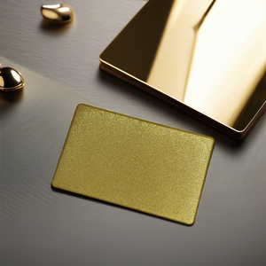 Tarjeta Inteligente NFC Personalizada al por Mayor para Negocios, Acero Inoxidable con Acabado Arenado a Color, Superficie Esmerilada, Grabado Láser e Impresión Metálica - Product Image 2