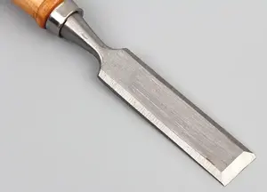 Juego de 4 Cinceles de Punta Plana de Alta Calidad para Tallar Madera, con Mango de Madera, Herramienta Manual - Product Image 5