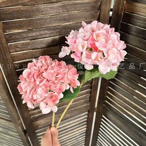 ดอกไฮเดรนเยียจูนเฮยวน์ ก้านเดี่ยว สีชมพู ดอกไม้ประดิษฐ์ สำหรับตกแต่งงานแต่งงานและบ้าน - Product Image 1