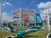 Équipement de parc d'aventure en plein air durable et sûr pour tous les âges et tous les niveaux d'expertise Équipement d'amusement en plein air