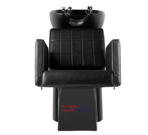 Chaise de <span class=keywords><strong>station</strong></span> de shampoing noire, tête de douche de lit de shampoing, unité de <span class=keywords><strong>lavage</strong></span> de barbier lit de shampoing vente directe d'usine - Product Image 3