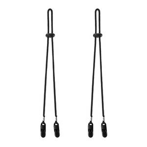 Cappello Cinghia di clip Nero Antivento cap Strap clip di Anti-Perso Cinghia con Serrature del Cavo per il Golf, Pesca, canottaggio, e Altri Sport - Product Image 1