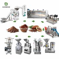 Chaîne de production entièrement automatique pour la transformation du cacao en poudre (cacao en poudre brut) en chocolat, pour usage commercial