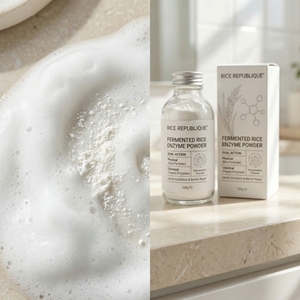Polvo Enzimático de Arroz Fermentado Probiótico, Limpiador Facial Suave, Amigable con el Microbioma, Limpiador Facial de Arroz Bio-Tecnológico, Marca Privada para el Cuidado de la Piel - Product Image 3