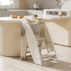 2025 nouveau Design pliable réglable Montessori échelle debout cuisine salle de bain escabeau pour enfants bébés enfant en bas âge apprentissage enfant - Product Image 2