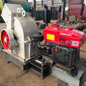 เครื่องบดขวดแก้วแบบพกพาขนาดเล็ก รุ่น PC Series ใช้เครื่องยนต์ดีเซล พร้อมหัวบดแบบค้อนหิน ราคาสำหรับการรีไซเคิลขวดแก้ว - Product Image 5