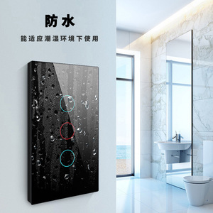 Zigbee Smart Touch Switch 120x72mm 10A AC 100-240V With Tempered Glass For Home Automation - Product Image 2