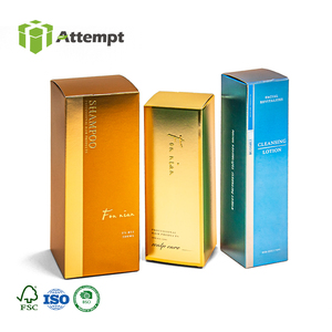OEM Custom Branded Luxury Cosmetic Box with Gold Foil Embossing Art <strong>Paper</strong> Packaging for Eye Cream and Beauty Products - Product Image 1