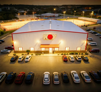 Entrepôt en acier préfabriqué industriel sur mesure, bâtiment en structure acier préfabriquée pour la logistique et la fabrication