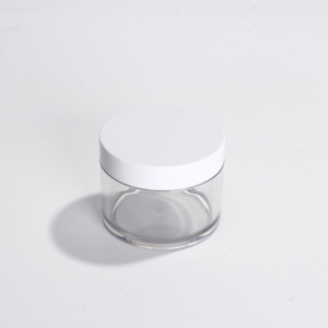 Cổ 30ml 50ml 100ml Pet dày dưới nhựa Kem Jar biểu tượng tùy chỉnh cơ thể chà bơ lọ - Product Image 2