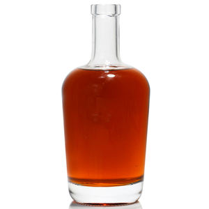 Vente en gros 500ml 700ml 750ml Vodka Brandy Whisky <span class=keywords><strong>Rhum</strong></span> Gin Carafe en forme <span class=keywords><strong>de</strong></span> <span class=keywords><strong>coeur</strong></span> bouteille en verre unique - Product Image 4
