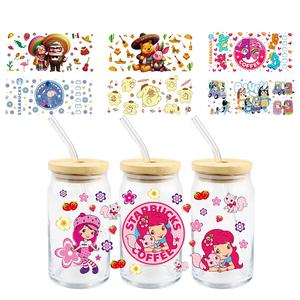 MIYA Custom Halloween Four <span class=keywords><strong>Scary</strong></span> Boy Design UV para DTF Cup Wrap Transfer Sticker 16oz 20oz 24oz 32oz 40oz Cup Decal Label - Product Image 6