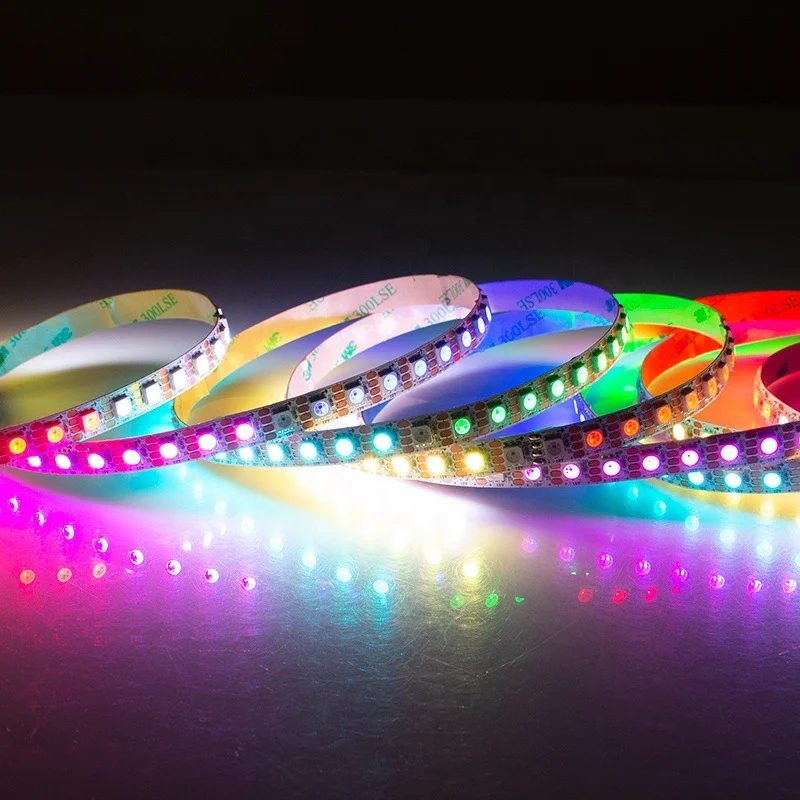 DC12V WS2815 RGBIC Smart Pixel LED Strip Individually Addressable Dual Signal USB IP20 60 LEDs/m 5m Roll
