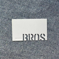 Patch en cuir personnalisé pour bonnet, logo de marque, patchs en cuir pour jeans, à coudre pour vêtements