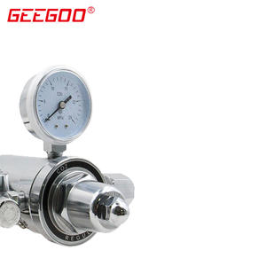 ตัวปรับแรงดัน CO2 แบบทองแดงทั้งหมด ยี่ห้อ Jiegao สำหรับฮีเลียม คาร์บอนไดออกไซด์ ใช้ในการทำความร้อน ตัวปรับแรงดันคาร์บอนไดออกไซด์ - Product Image 1