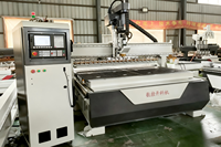 Routeur CNC ATC 3 axes pour MDF, acrylique, contreplaqué, bois massif, broche ATC 9 kW, DSP Taiwan LNC, machine de gravure CNC ATC pour portes de placards