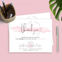 Cartes d'instructions personnalisées pour l'entretien des bijoux, cartes de remerciement personnalisées pour votre achat, inserts d'emballage pour la promotion des petites entreprises