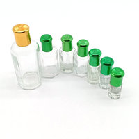 2ml 3ml 6ml 10ml 12ml 20ml 60ml l'eau bénite bouteille en verre avec champignon casquette