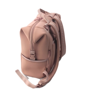 Borsa per pannolini zaino impermeabile moda borsa per pannolini per bambini borsa per <span class=keywords><strong>mamma</strong></span> <span class=keywords><strong>mamma</strong></span> Logo personalizzato zaino da donna personalizzato in Neoprene solido