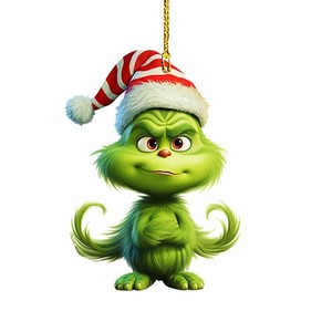 Ornement de Noël suspendu en acrylique sur le thème des films <span class=keywords><strong>d</strong></span>'<span class=keywords><strong>horreur</strong></span>, 8 cm, pendentifs pour sapin de Noël, couleur personnalisée, collection artisanale, <span class=keywords><strong>d</strong></span>écoration de fête, <span class=keywords><strong>d</strong></span>écoration <span class=keywords><strong>d</strong></span>'arbre - Product Image 5