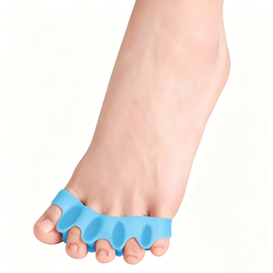 Séparateur d'orteils en silicone pour la correction du hallux valgus, outil d'alignement des pieds à 5 trous pour hommes et femmes - Product Image 4