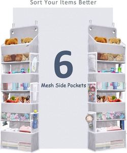 Non-Woven Fabric Door Hanging Bag Wall Mounted Hanging Bag Storage Bag for Toys Tissues and Toiletries - Product Image 4