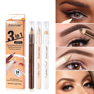 Juego de lápices 3 en 1 a prueba de agua para cejas, delineador de ojos y corrector, herramienta de maquillaje duradera para contorno, ideal para salones de belleza - Product Image 6
