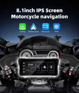 Pantalla de Navegación para Motocicleta de 8.1 Pulgadas, Impermeable, Extraíble, con WiFi, Bluetooth, CarPlay Inalámbrico, Android Auto, GPS, TPM - Product Image 5