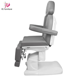 RJ Furniture <b>Adjustable</b> PU Leather Massage ChairBed Foldable Design Multi-functional Bedroom cosmetic bed with storage - Product Image 6