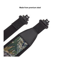 Sangle de fusil Shero à deux points, sangle d'épaule rembourrée durable, longueur réglable, avec pivot, accessoires de chasse