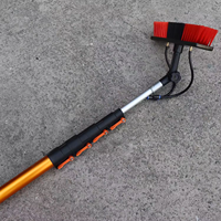 Vente d'usine 7.3m solide stable facile à utiliser Kit de brosse de nettoyage d'extension d'alimentation en eau pôle d'alimentation en eau en aluminium