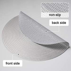 Manteles Individuales Nórdicos de Cuero Calado de 15 Pulgadas, Antideslizantes, Resistentes al Calor, Ecológicos, Personalizables y Metálicos - Product Image 3