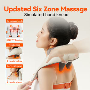 Ultimate Comfort portátil inalámbrico Shiatsu Deep Tissue 6D amasado manos libres hombro y cuello masajeador - Product Image 5