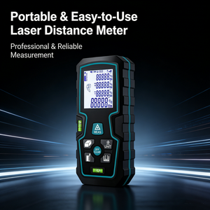 Misuratore Laser 40M Digitale con 2 Livelle a Bolla, Precisione 2mm, Grado di Protezione IP65, Batteria AAA, Commutazione Unità M/In/Ft - Product Image 5